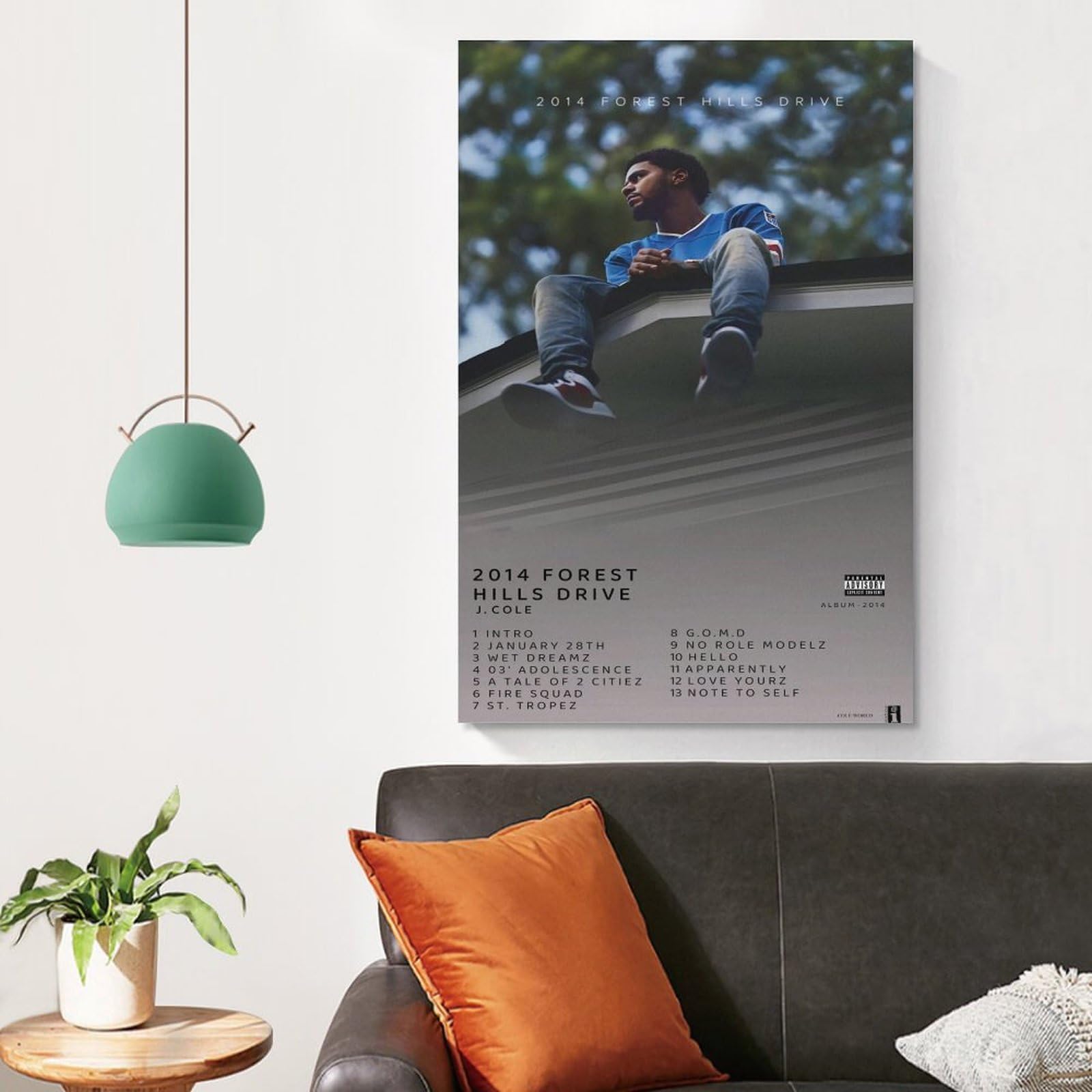 KGXUELING 2014 Forest Hills Drive by J. Cole Canvas Poster Wall